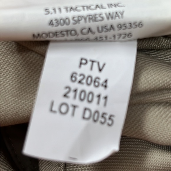 5.11 Tactical Women's Twill PDU Class-A Long Sleeve Shirt Size L - Picture 10 of 11